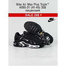 Nike Air Max Plus Triple A095-31 (41-45) ліцензія