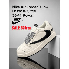 Nike Air Jordan 1 Low B12618-7 (36-41) шкіра