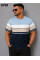 17279 Чоловіча футболка 6708. Розміри: l-xl-2xl-3xl, 4шт в ростовці одного кольору