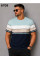 17280 Чоловіча футболка 6708. Розміри: l-xl-2xl-3xl, 4шт в ростовці одного кольору