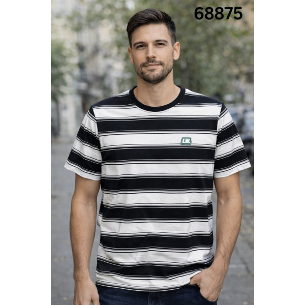 17284 Чоловіча футболка 68875. Розміри: l-xl-2xl-3xl, 4шт в ростовці одного кольору