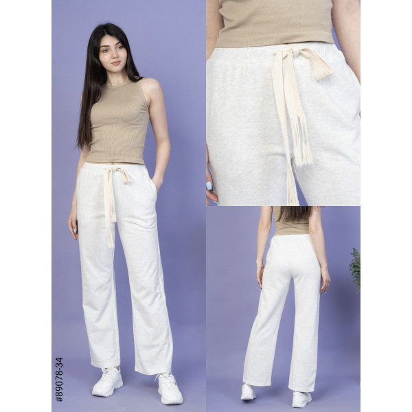 89078-34 Штани жіночі прямі двонитка (4 од: S(2),M(2))