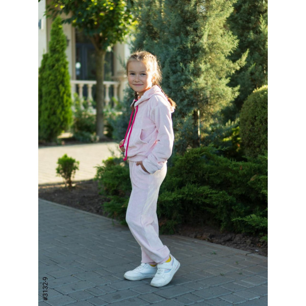 3132-9 Спортивний костюм жіночий велюр підлітковий (4 од: на зріст 128,134,140,146)