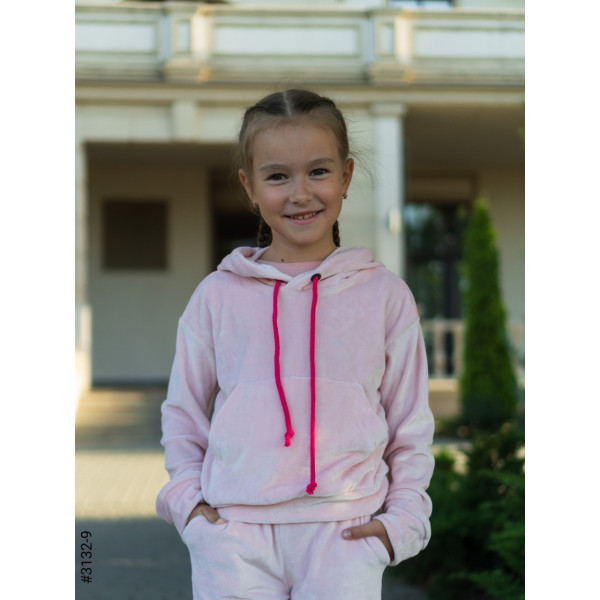 3132-9 Спортивний костюм жіночий велюр підлітковий (4 од: на зріст 128,134,140,146)