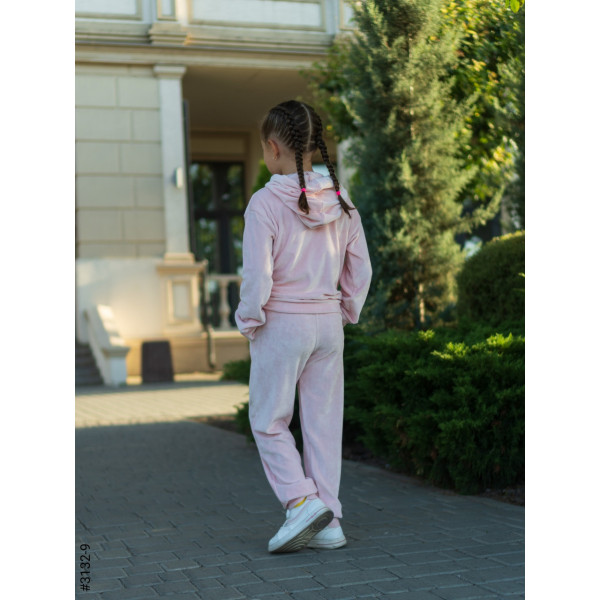 3132-9 Спортивний костюм жіночий велюр підлітковий (4 од: на зріст 128,134,140,146)