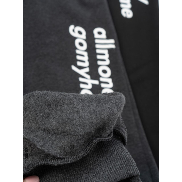 1005-32 Спортивные штаны мужские на флисе коттон норма (6 ед: L-2,2XL-2,3XL-2)
