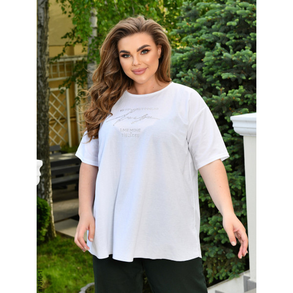 7316-1 Костюм жіночий льон батал (4 од: 52,54,56,58)