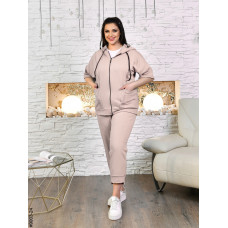 9003-24 Спортивний костюм жіночий на блискавці двунитка супербатал (4 од: 54,56,58,60)