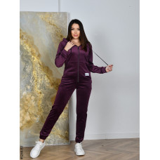 5244-53 Спортивний костюм жіночий на блискавці велюр норма (5 од: 44,46,48,50,52)