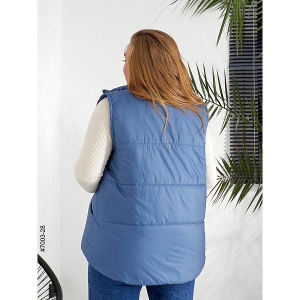 7003-28 Жилетка жіноча на холофайбері батал (3 од: 54,56,58)