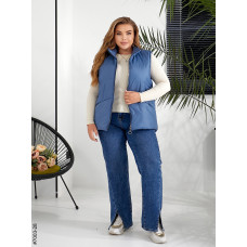 7003-28 Жилетка жіноча на холофайбері батал (3 од: 54,56,58)