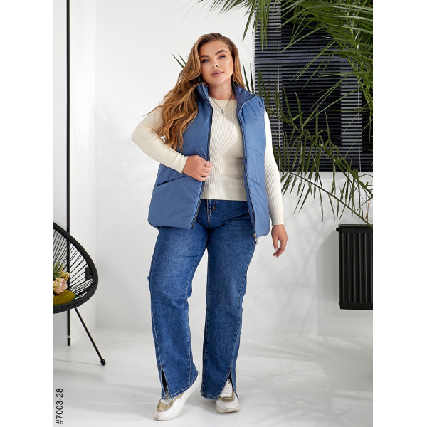 7003-28 Жилетка жіноча на холофайбері батал (3 од: 54,56,58)