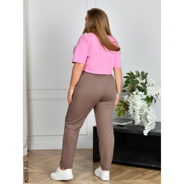 2501-23 Спортивні штани жіночі двонитка батал (4 од: 54,56,58,60)