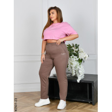 2501-23 Спортивні штани жіночі двонитка батал (4 од: 54,56,58,60)