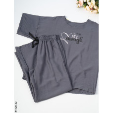 1429-32 Костюм жіночий льон жатка напівбатал (4 од: 50,52,54,56)