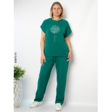 3870-51 Спортивний костюм жіночий креп батал (4 од: 50,52,54,56)