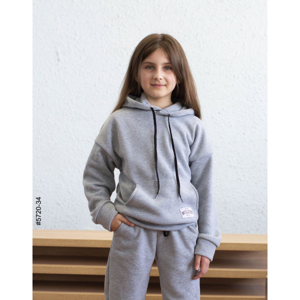 5720-34 Спортивний костюм тринитка на флісі підліток (4 од: 36,38,40,42)