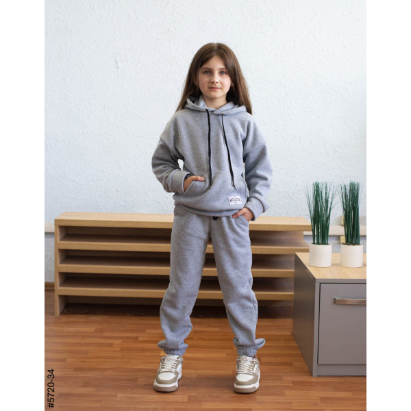 5720-34 Спортивний костюм тринитка на флісі підліток (4 од: 36,38,40,42)