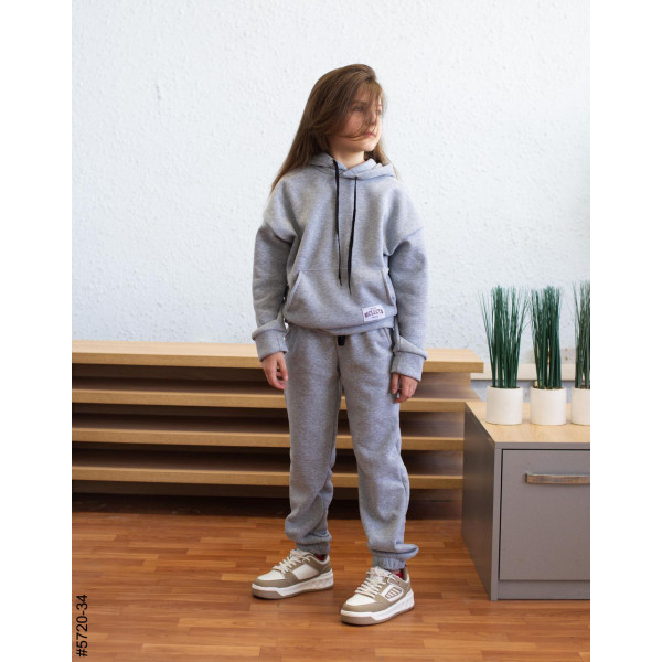 5720-34 Спортивний костюм тринитка на флісі підліток (4 од: 36,38,40,42)