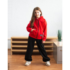 2563-15 Спортивний костюм тринитка на флісі підліток (4 од: 36,38,40,42)