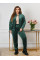 3610-3 Спортивний костюм жіночий на блискавці велюр батал (3 од: 54,56,58)