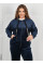 8668-26 Спортивний костюм жіночий на блискавці велюр батал (4 од: 54,56,58,60)