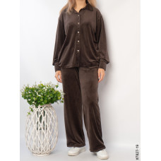 7827-19 Костюм жіночий велюр (4 од: 44,46,48,50)