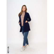 Жіночий кардиган машинного в'язання батал (1 од: 48-52 <unk> універсальний)