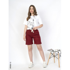 9988-13 Шорти жіночі льон батал (4 од: 50,52,54,56)