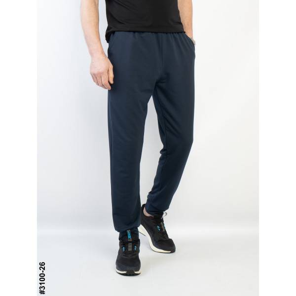 3100-26 Спортивні штани чоловічі на манжеті двунитка норма (4 од: 48,50,52,54)