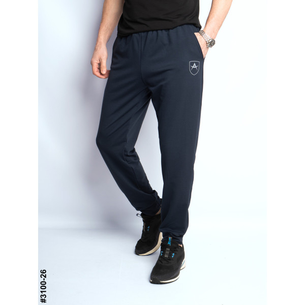 3100-26 Спортивні штани чоловічі на манжеті двунитка норма (4 од: 48,50,52,54)