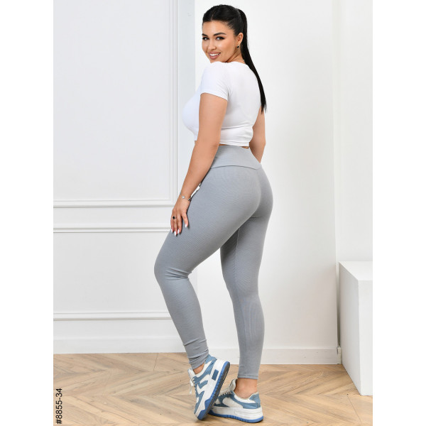 8855-34 Лосини жіночі рубчик напівбатал (4 од: 44-46,46-48,48-50,50-52)