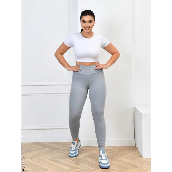 8855-34 Лосини жіночі рубчик напівбатал (4 од: 44-46,46-48,48-50,50-52)