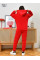 5260-15 Женский спортивный костюм на молнии турецкая тринитка на флисе норма (3 од: 42,44,46)