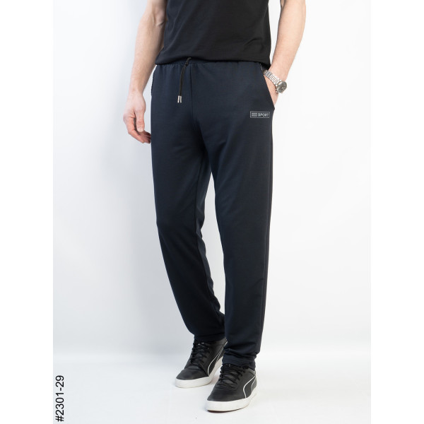 2301-29 Спортивні штани чоловічі прямі двунитка батал (5 од: 50,52,54,56,58)