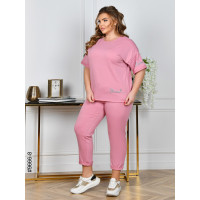 9666-8 Спортивний костюм жіночий двунитка батал (5 од: 52,54,56,58,60)