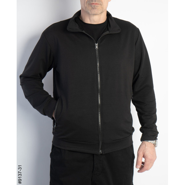 9137-31 Толстовка чоловіча на блискавці двонитка (5 од: 48,50,52,54,56)