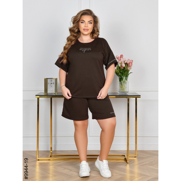 9944-19 Спортивний костюм жіночий двонитка батал (4 од: 54,56,58,60)