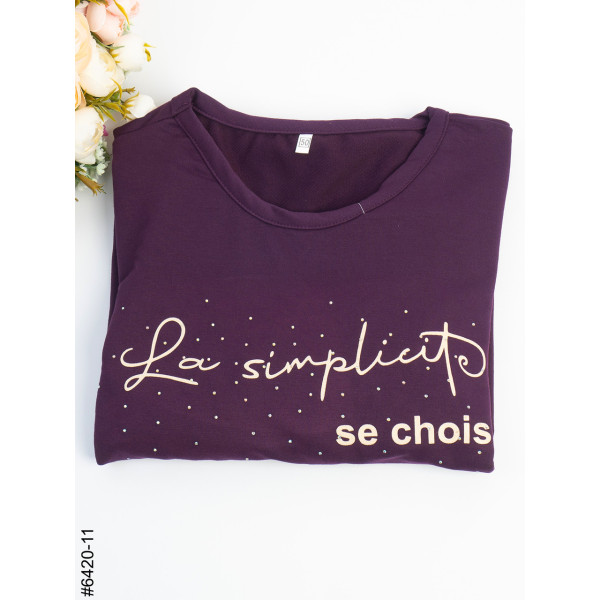 6420-11 Спортивний костюм жіночий двонитка напівбатал (3 од: 48,50,52)