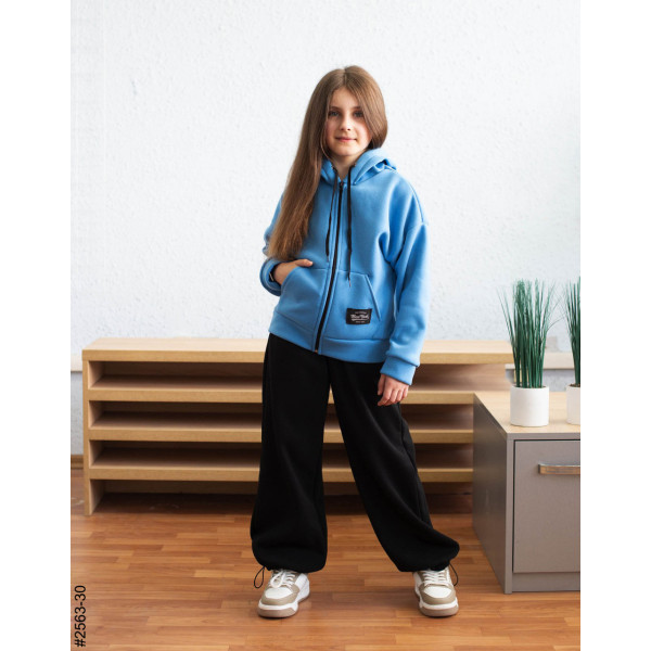 2563-30 Спортивний костюм тринитка на флісі підліток (4 од: 36,38,40,42)
