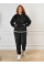 8383-31 Спортивний костюм жіночий на блискавці велюр напівбатал (4 од: 48,50,52,54)