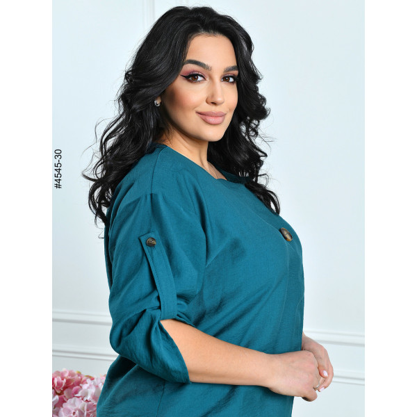 4545-30 Костюм жіночий льон жатка батал (4 од: 54,56,58,60)