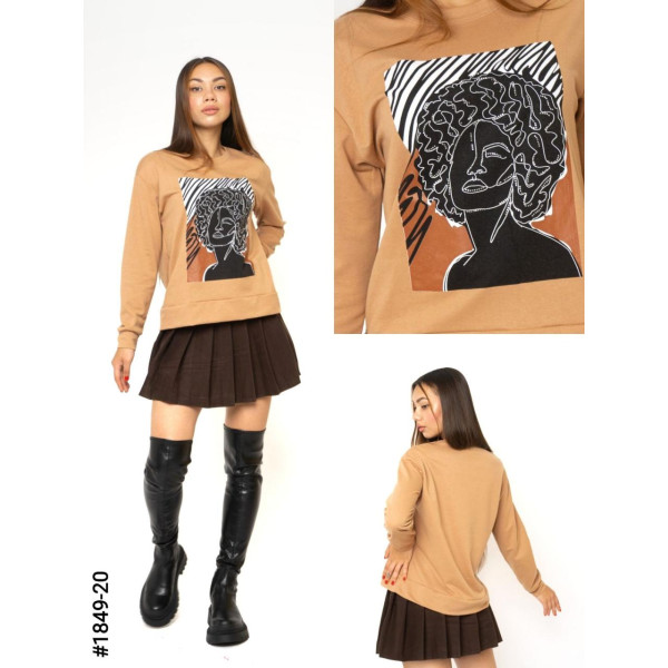 1849-20 Жіночий батнік з декором зі стразами норма (3 од: S-M, M-L, L-XL)