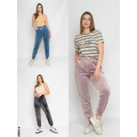 5023-6 Спортивні штани жіночі велюр батал (4 од: 52-54 | універсальний)