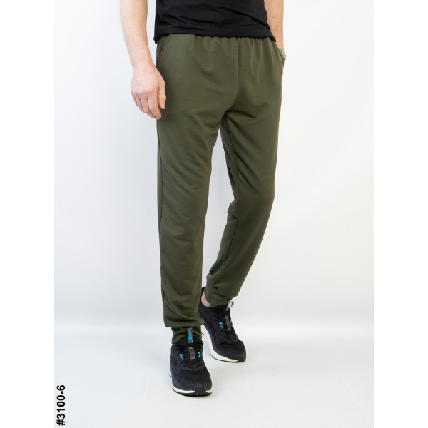 3100-6 Спортивні штани чоловічі на манжеті двунитка норма (4 од: 48,50,52,54)