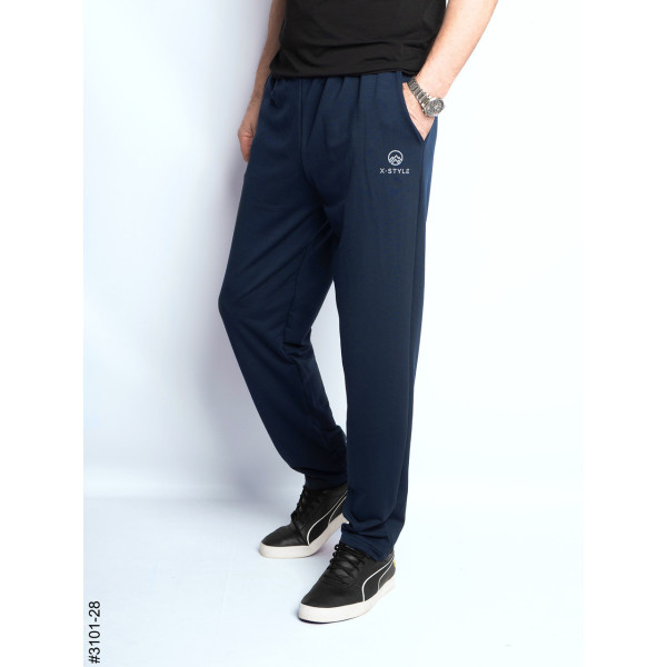 3101-28 Спортивні штани чоловічі прямі двунитка норма (4 од: 48,50,52,54)