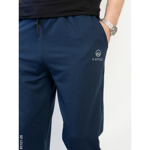 3101-28 Спортивні штани чоловічі прямі двунитка норма (4 од: 48,50,52,54)