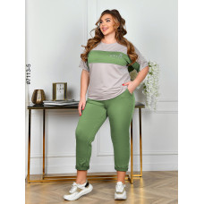 7113-5 Спортивний костюм жіночий двунитка батал (5 од: 52,54,56,58,60)