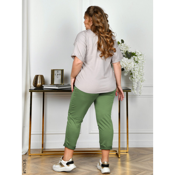 7113-5 Спортивний костюм жіночий двунитка батал (5 од: 52,54,56,58,60)