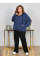 8219-29 Женский спортивный костюм на молнии турецкая двунитка батал (4 ед: 50,52,54,56)